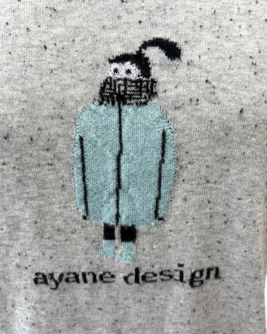 9月26日ライブ<br>ayane<br> ガールモチーフジャガードニット