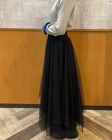 ayane<br>イレギュラーヘムチュールスカート