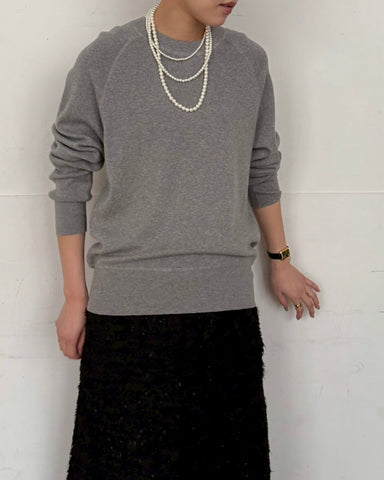 cafune<br> cotton cashmere sweat knit