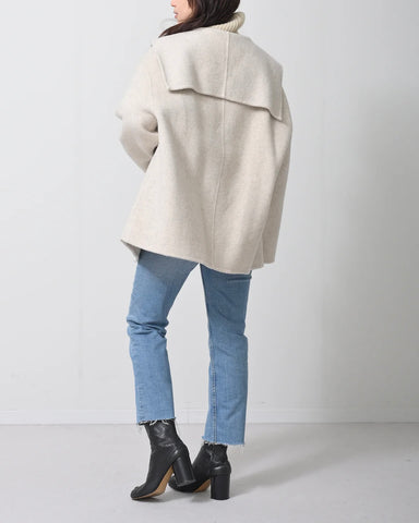 Herencia<br> Sailor Collar Short Coat