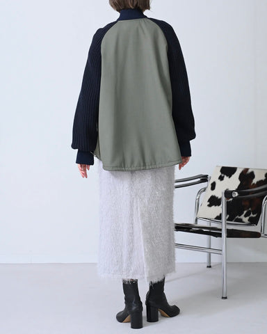 11月23日ライブ Herencia<br>Hybrid Knit Sleeve Coat