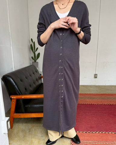 10月13日ライブ<br>cafune<br> 2way rib long cardigan