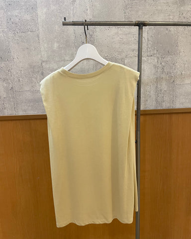 cafune<br>サイドスリットノースリーブ