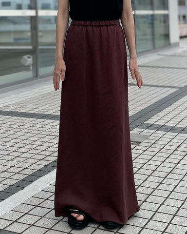cafune<br>麻混フレアスカート