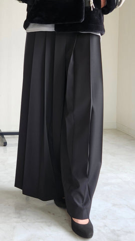 Boutique Ordinary<br> Front Pleats Side Panel Pants