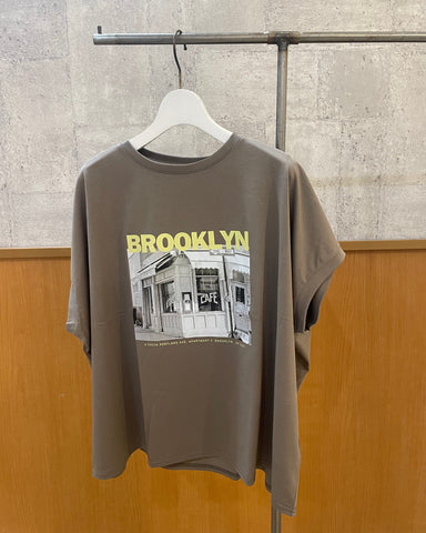 6月6日ライブ<br>mink chair<br>BROOKLYNフォトプリントTEE