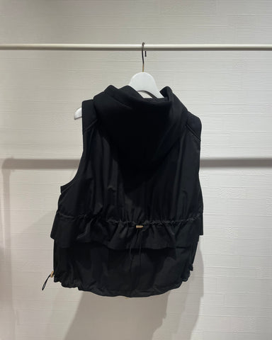 mink chair<br>異素材ドッキングフードベスト