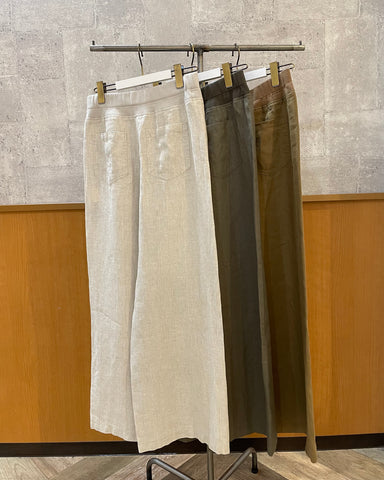 2月27日ライブ BLUE FRONCE<br>リネン片側ラインパンツ