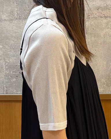 mink chair <br>ラメリブTシャツ