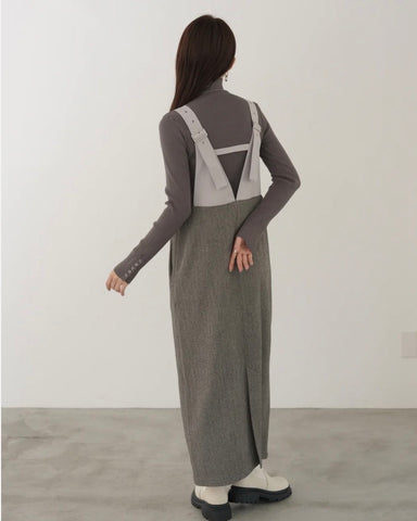 11月8日ライブ<br> mink chair<br>ドットボタンスリーブニット