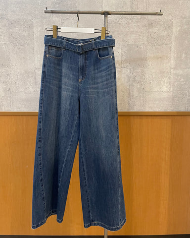 cafune<br>ベルト付デニムパンツ