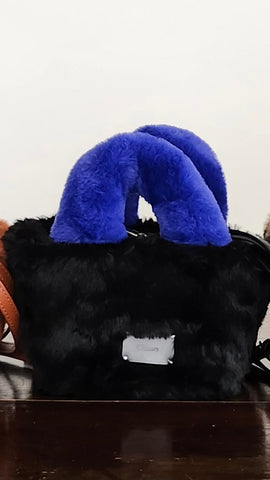 Boutique Ordinary<br> Faux Fur Mini Tote Bag