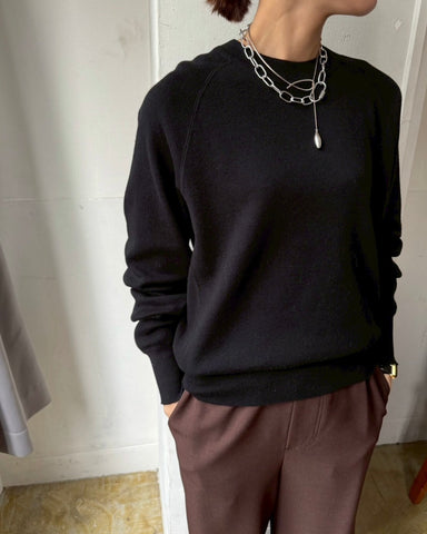 cafune<br> cotton cashmere sweat knit