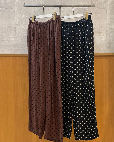 4月19日ライブ LE MELANGE<br>ドット柄ワイドパンツ