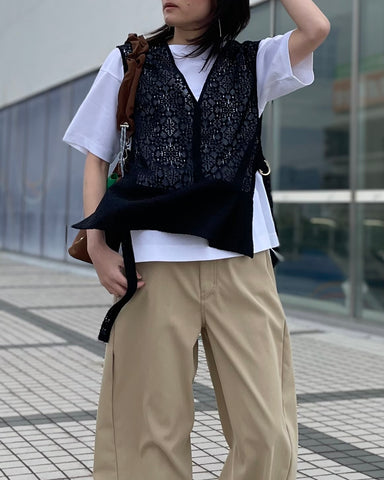 3月13日ライブ ma couleur<br>2wayラッセルレースベスト