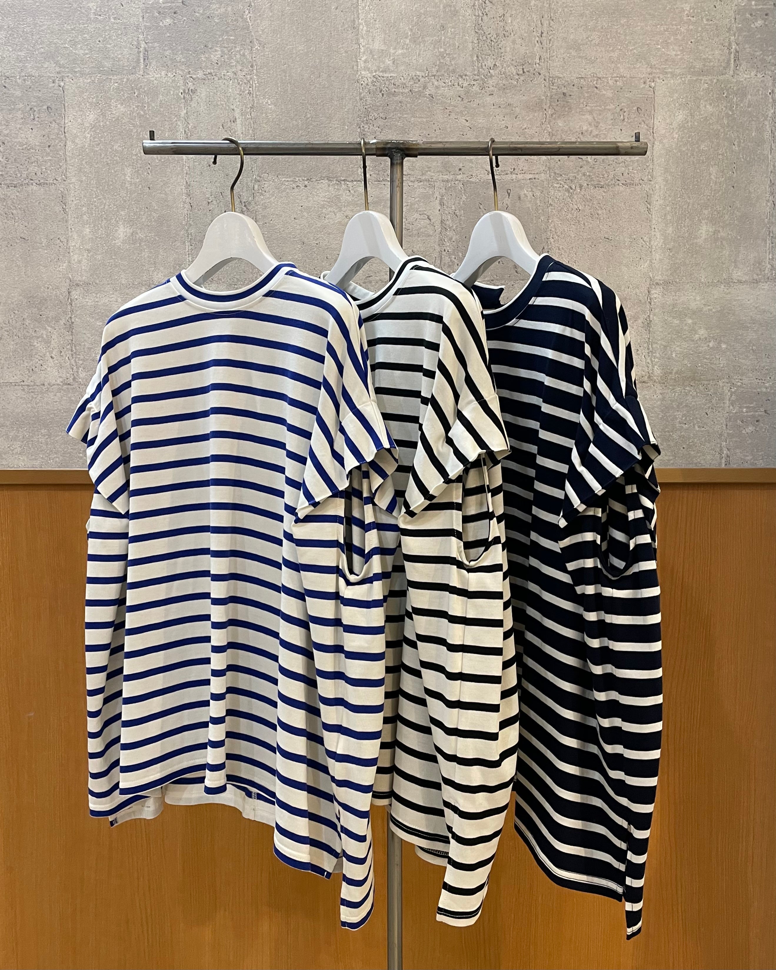 4月19日ライブ<br>バックリボンボーダーカットソー