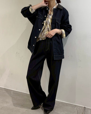10月5日ライブ cafune<br>チェック柄ブラウス