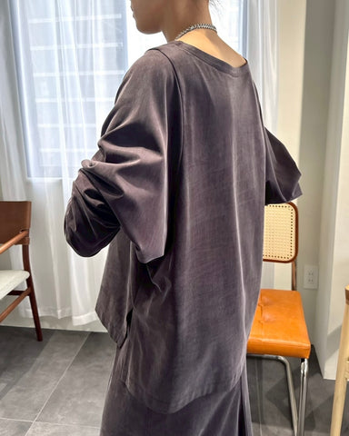 8月21日ライブ<br>cafune<br>フィブリルキュプラジャージープルオーバー