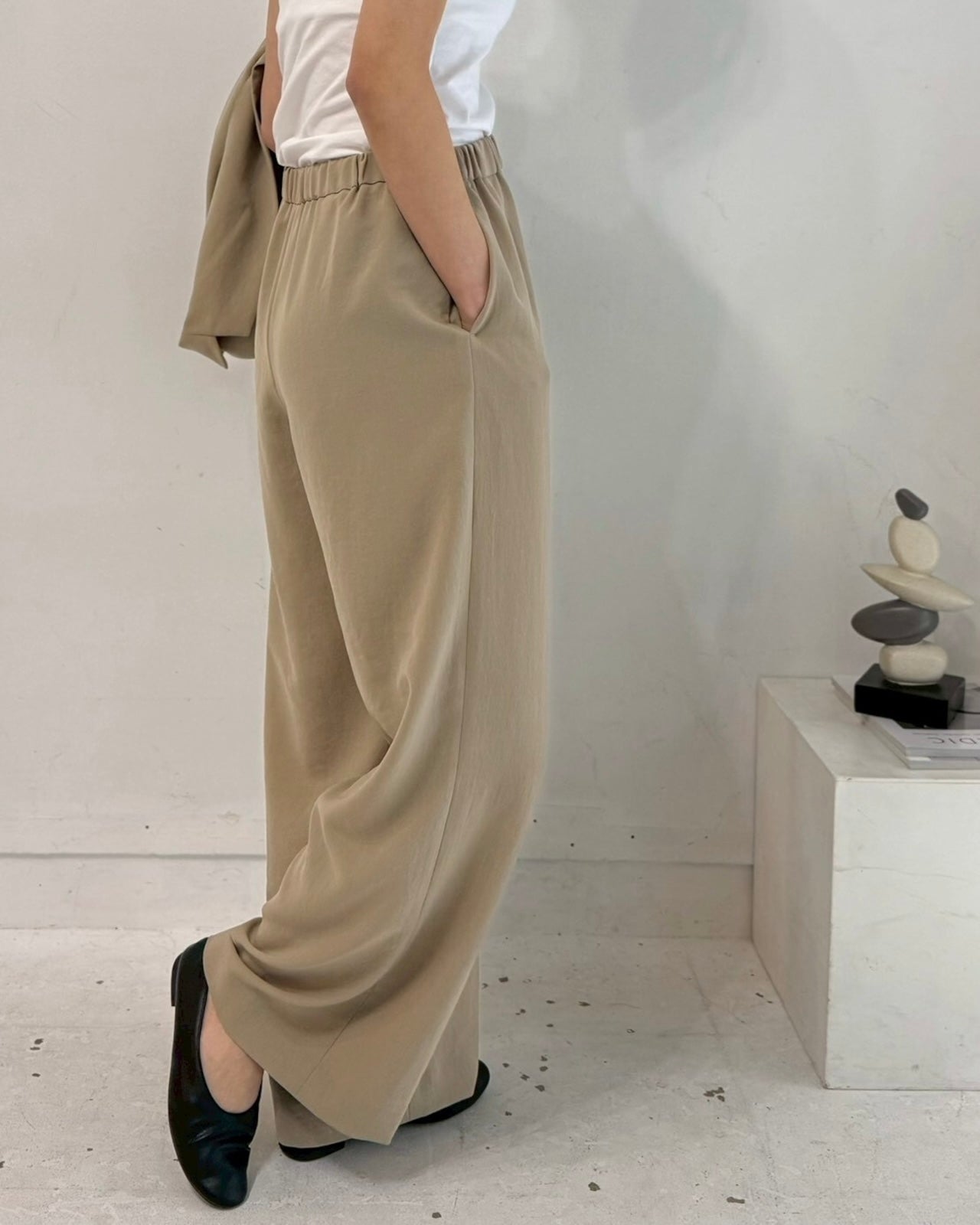 cafune<br>drape washer effortless pants