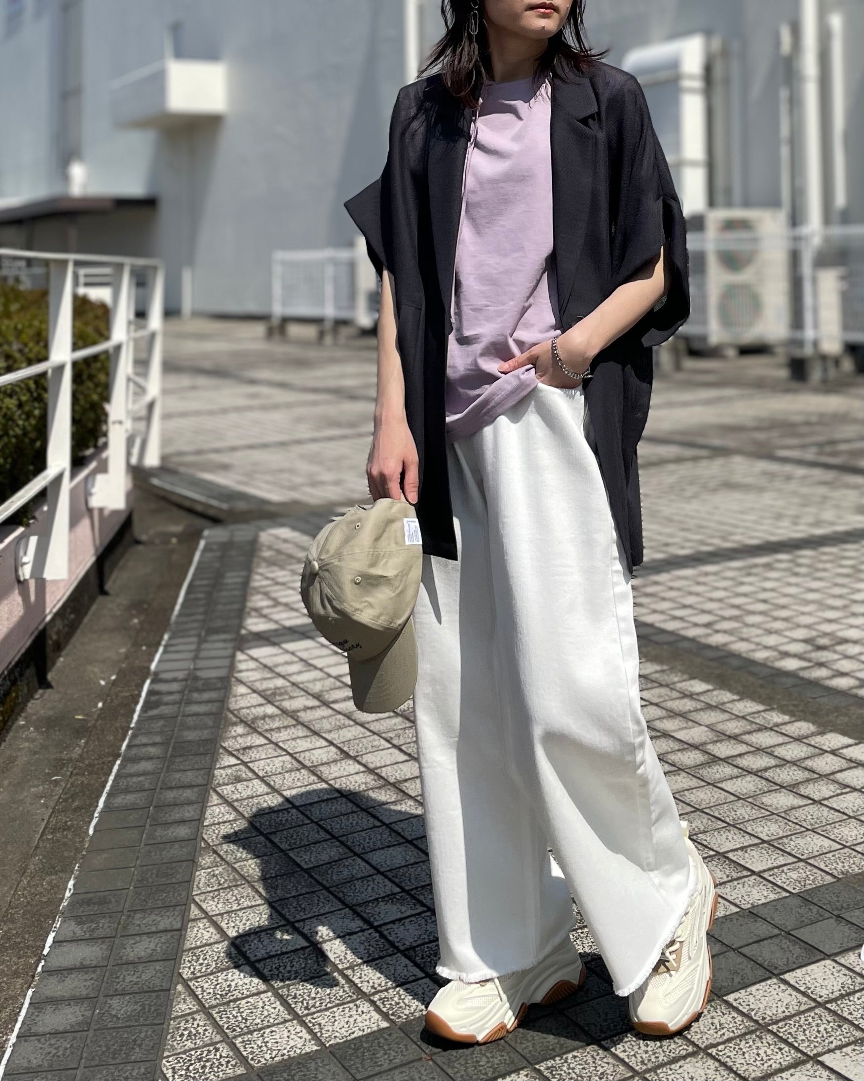 cafune<br>首元デザインTシャツ