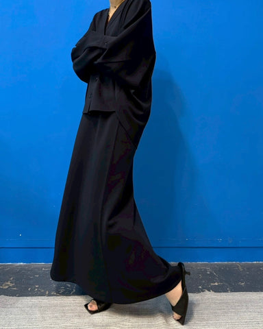 cafune<br> double knit back flare skirt