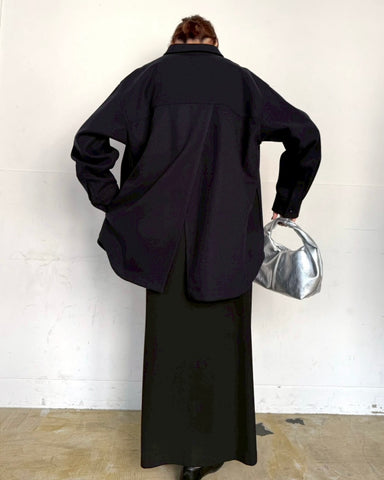 cafune<br> W jersey shirt blouson