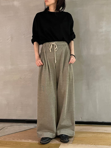 ma couleur <br>シアサッカーストライプパンツ