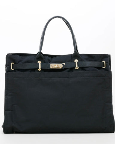 Stoy.<br> ポリエステルベルテッドトートバッグ