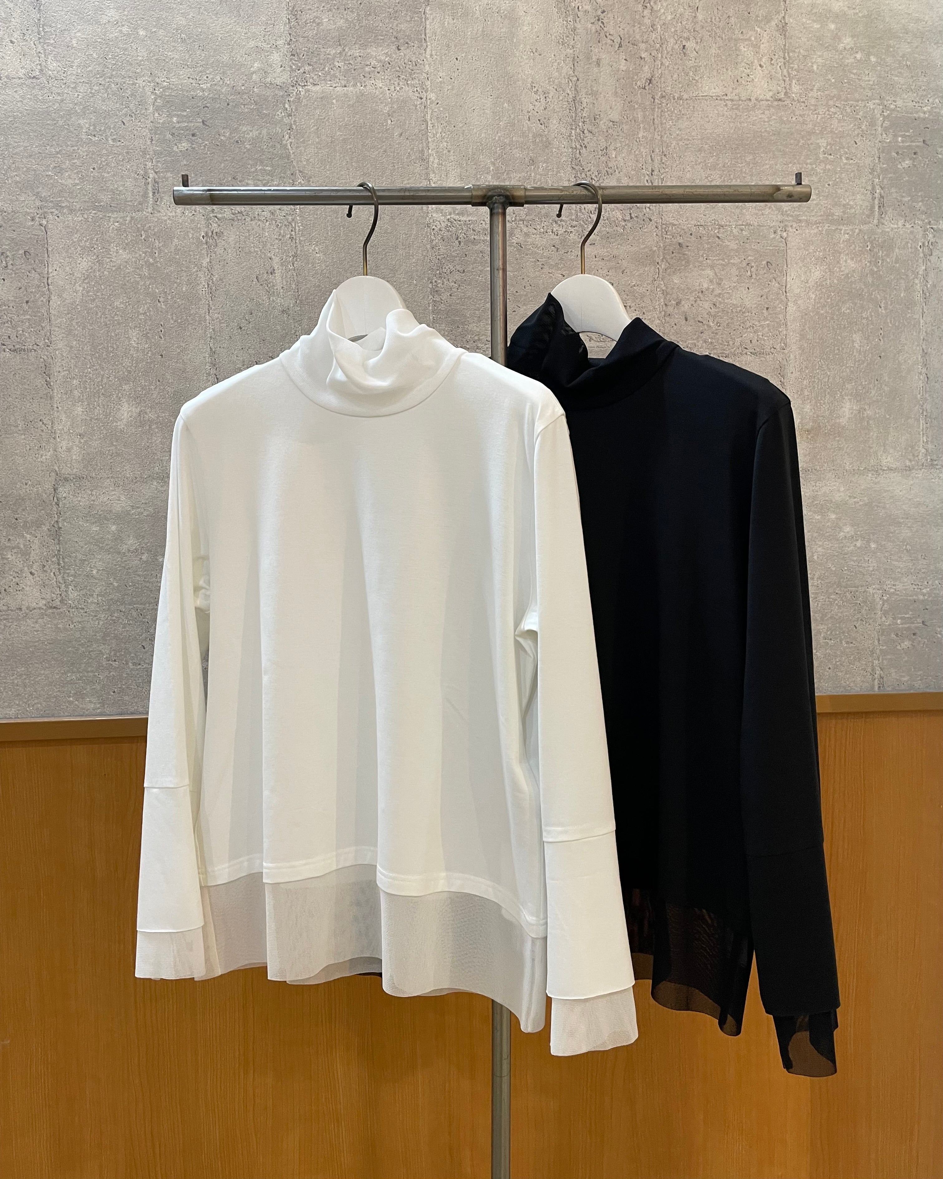 8月30日ライブ ETERNO BELLEZZA<br>チュールネック&チュール袖長袖トップス