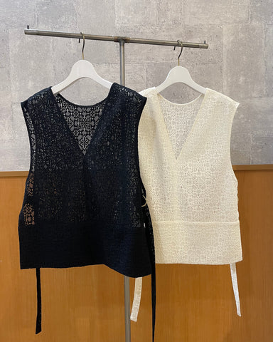 3月13日ライブ ma couleur<br>2wayラッセルレースベスト