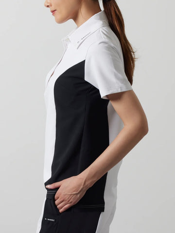 BANDEL<br>WOMENS <br>SIDE PANEL <br> SWITCH S/S POLO SHIRTS