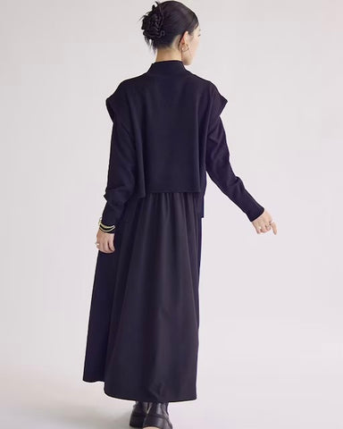 SUGAR ROSE<br> ドッキングワンピース＋ベストセット