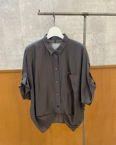 BLUE FRONCE<br>テロテロ折り返しシャツ