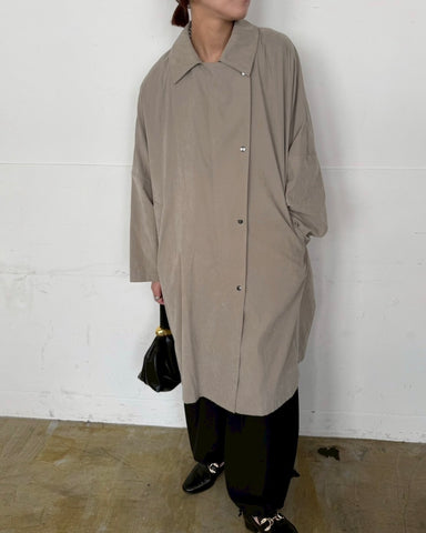 cafune<br> peach poncho coat