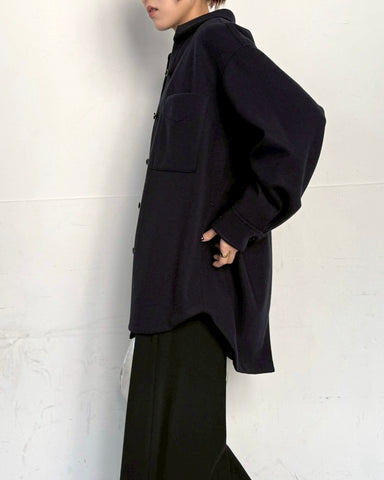 cafune<br> W jersey shirt blouson