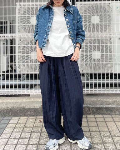 ma couleur<br>マットサテンカーブパンツ