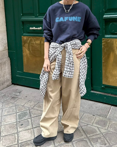 cafune<br> bio sweat 2way pullover