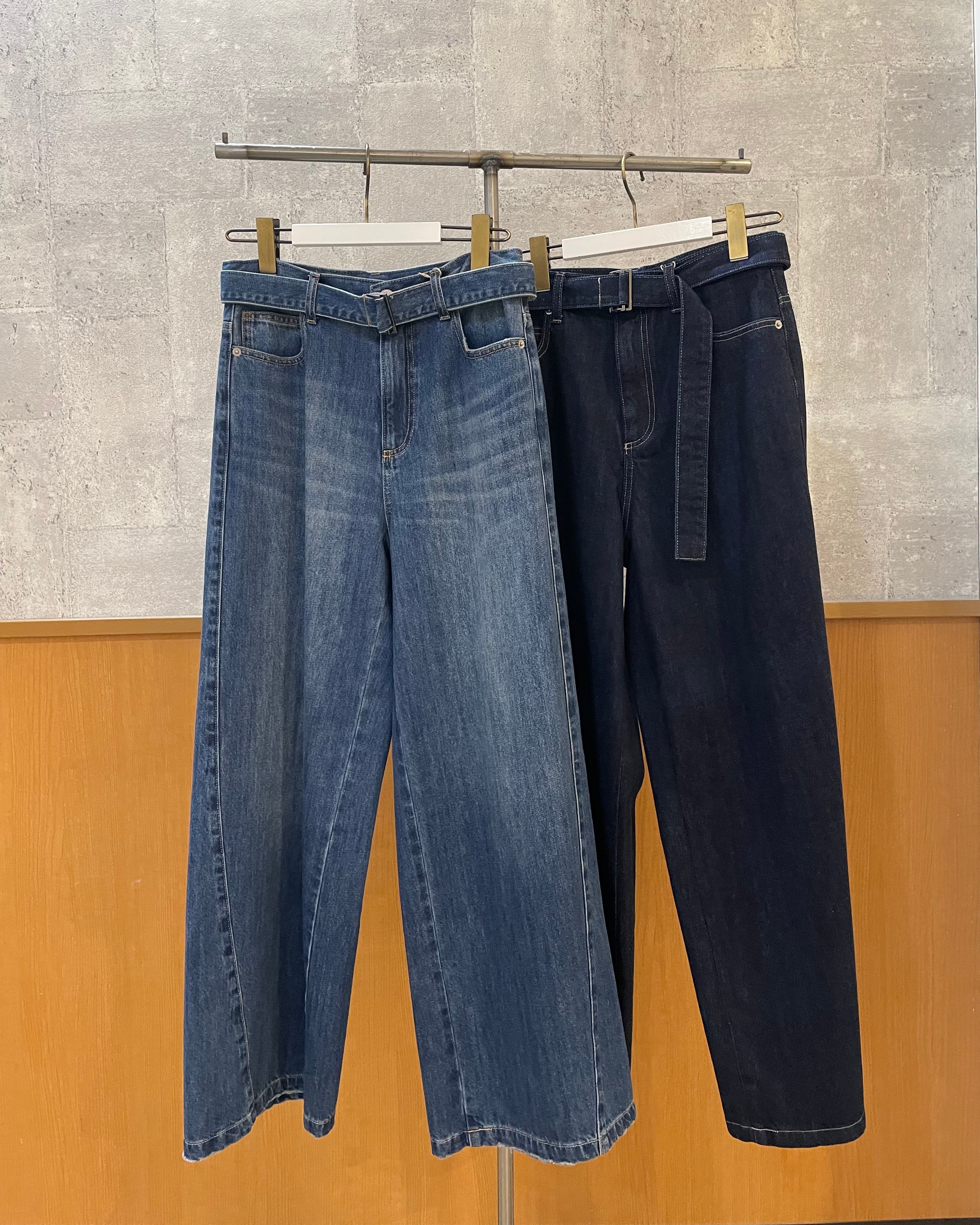 cafune<br>ベルト付デニムパンツ