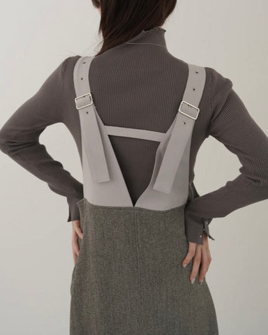 10月27日ライブ mink chair<br>ヘリンボンジャンパースカート