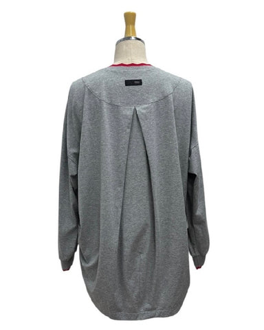 ayane予約<br> 襟ぐりニットロゴロンT