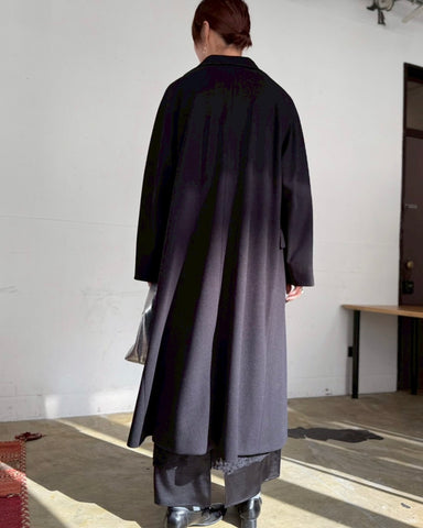 cafune<br> melton jersey stand coat