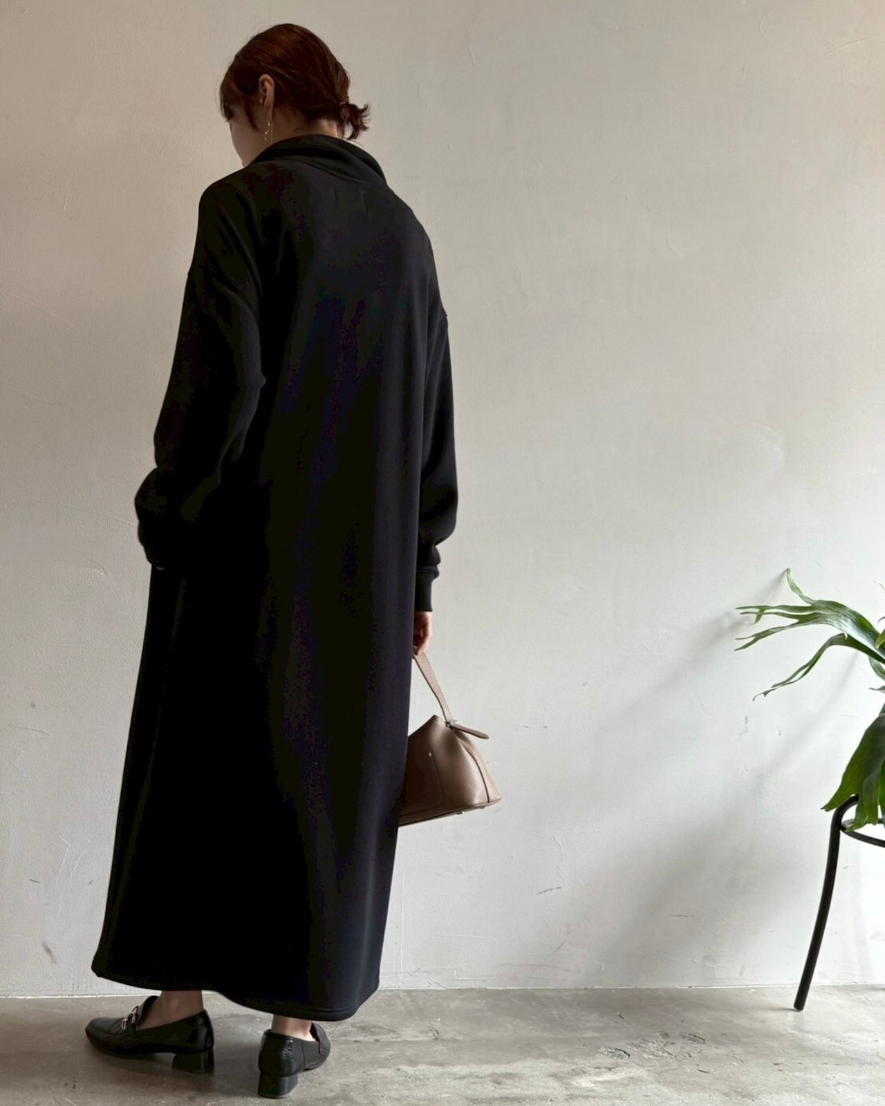 cafune<br>FAMMET half zip onepiece