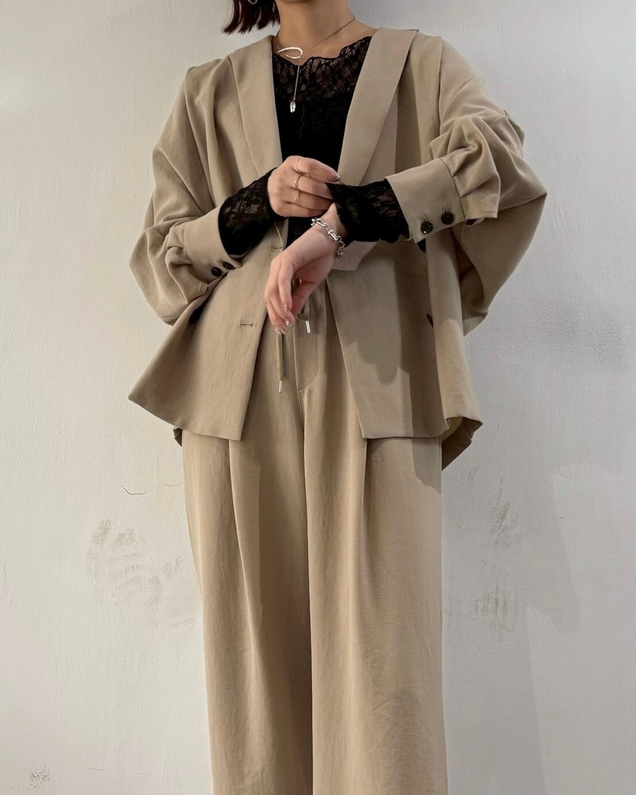 cafune<br>drape washer dolman jacket