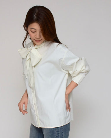 3月6日ライブ<br>Praia<br> コンバーチブル・ダンガリーブラウス