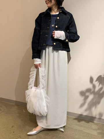 MargauxVintage <br> gold buttondenimjacket