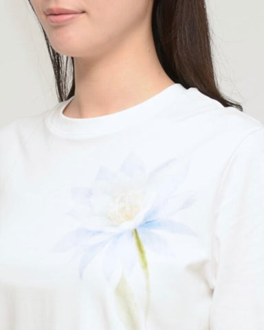 Praia<br>月下美人プリントTシャツ