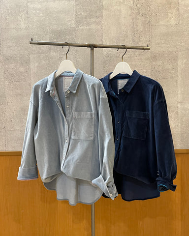 11月20日ライブBLUE FRONCE<br> 2way別珍シャツ