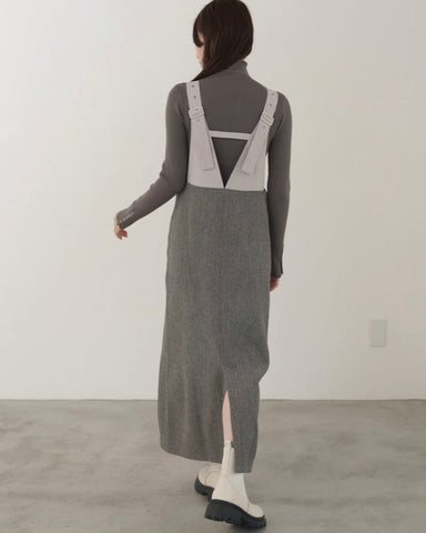 10月27日ライブ mink chair<br>ヘリンボンジャンパースカート