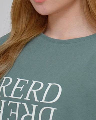 Praia<br> フハク梨地・反転ロゴTシャツ