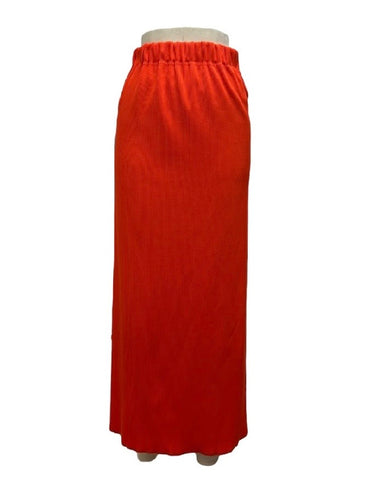 ayane予約<br> リブ生地ペンシルスカート